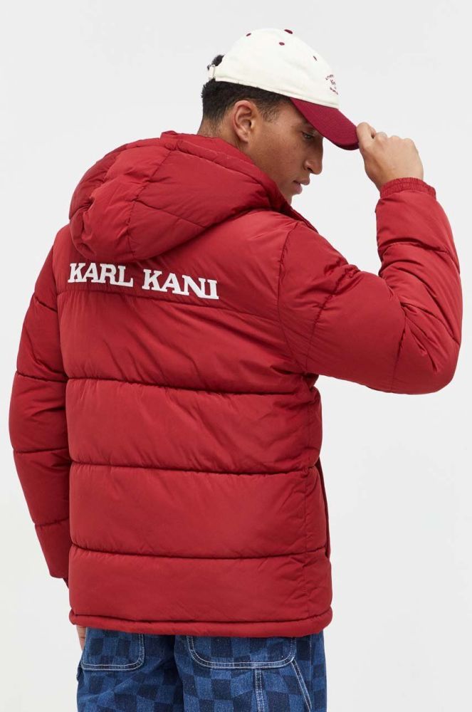 Куртка Karl Kani чоловіча колір червоний зимова