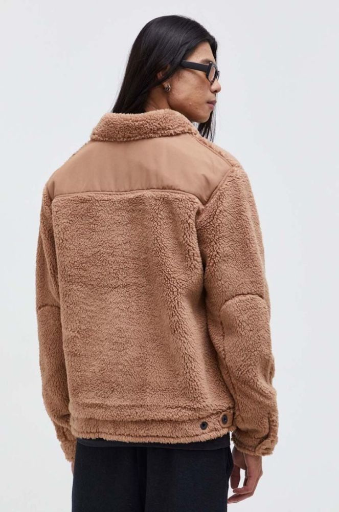Куртка UGG чоловіча колір коричневий перехідна фото 3