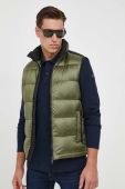 Пухова безрукавка La Martina чоловічий колір зелений перехідний