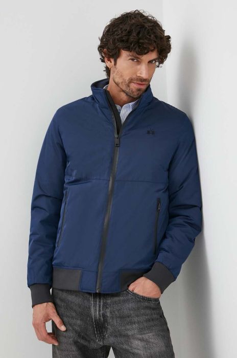 Куртка La Martina чоловіча колір синій перехідна