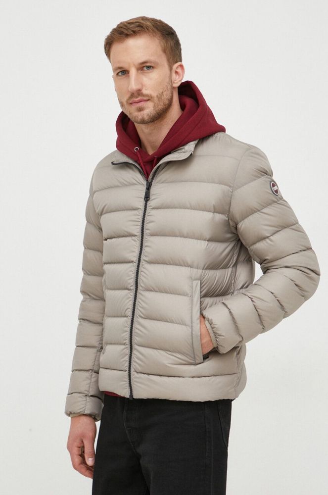Пухова куртка Colmar чоловіча колір сірий зимова
