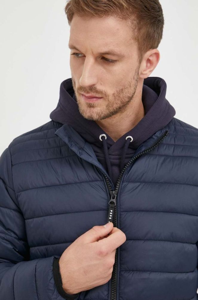 Куртка Pepe Jeans чоловіча колір синій перехідна (3567737) фото 4