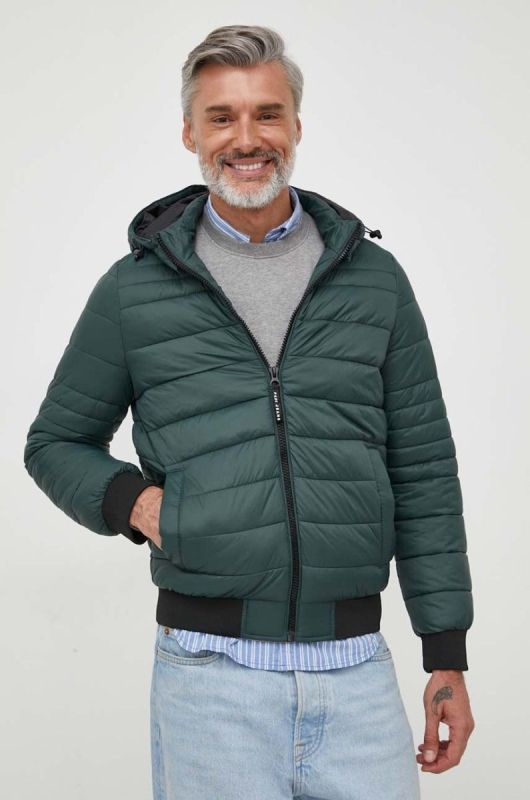 Куртка Pepe Jeans чоловіча колір зелений перехідна (3617926)
