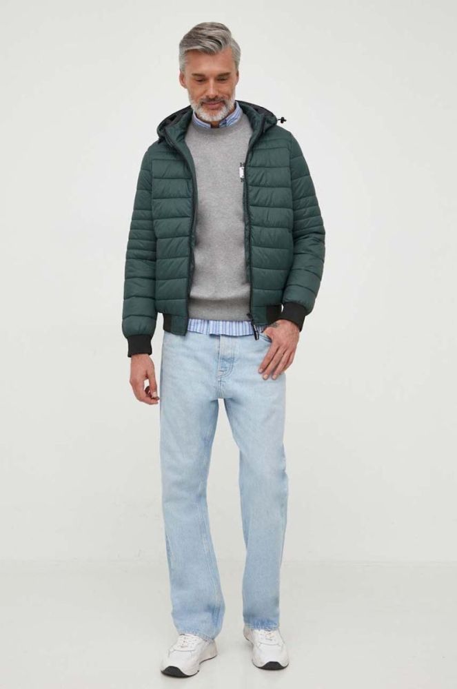 Куртка Pepe Jeans чоловіча колір зелений перехідна (3617926) фото 2