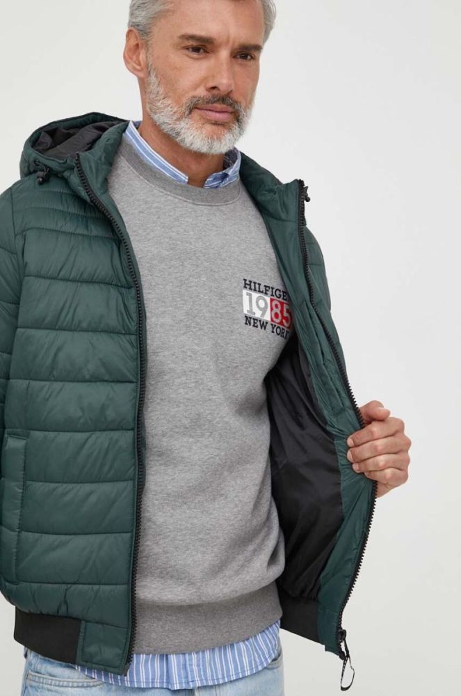 Куртка Pepe Jeans чоловіча колір зелений перехідна (3617926) фото 6