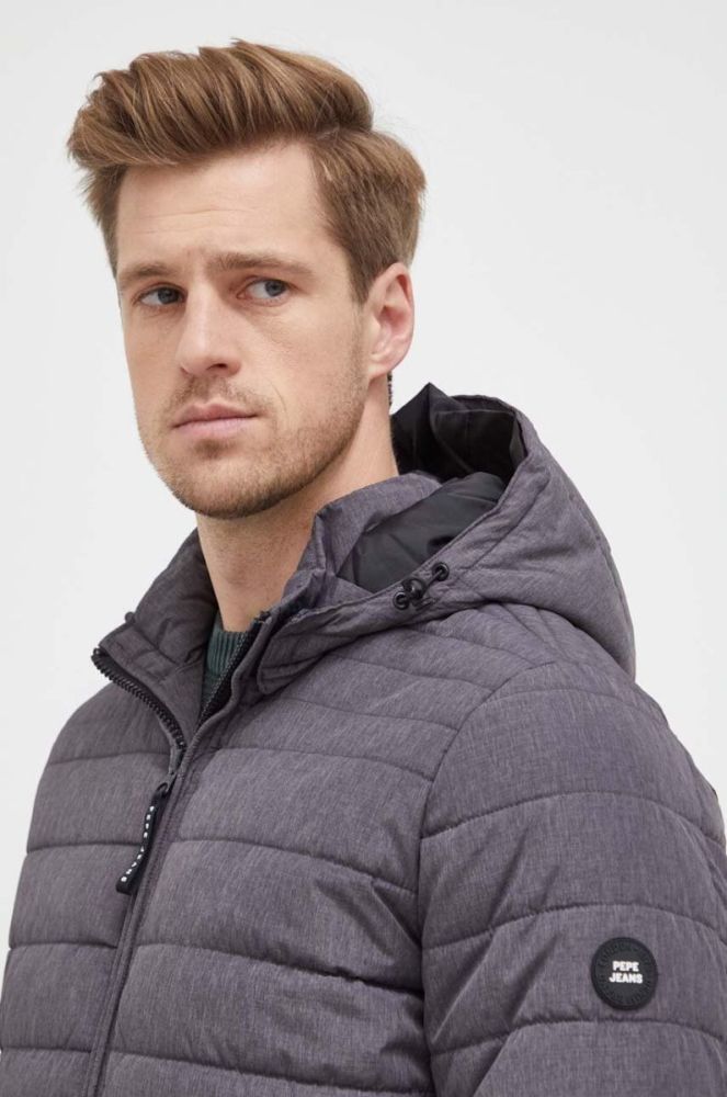 Куртка Pepe Jeans Billy Marl чоловіча колір сірий зимова фото 4