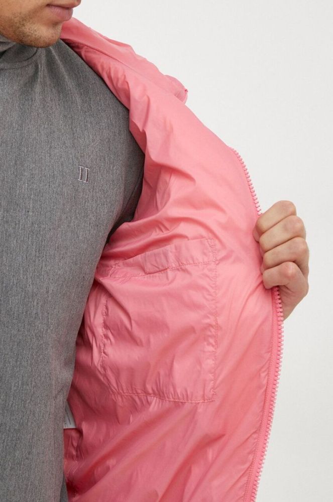 Куртка United Colors of Benetton чоловіча колір рожевий зимова oversize фото 6