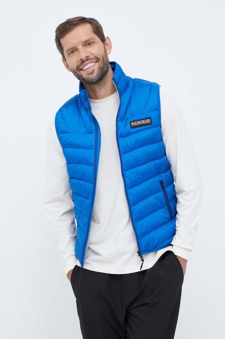 Безрукавка Napapijri чоловічий перехідний колір блакитний