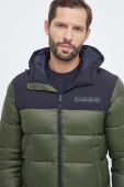 Куртка Napapijri чоловіча колір зелений зимова (3655069)