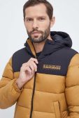 Куртка Napapijri чоловіча колір бежевий зимова (3655073)