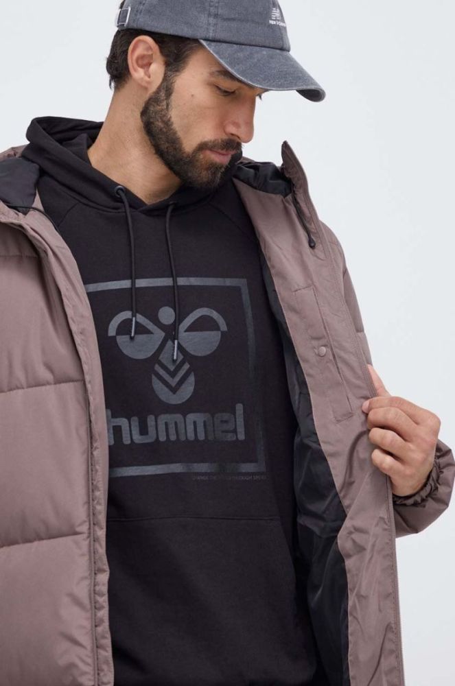 Куртка Hummel чоловіча колір коричневий зимова (3593103) фото 6