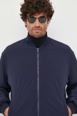 Куртка-бомбер United Colors of Benetton чоловічий колір синій перехідна
