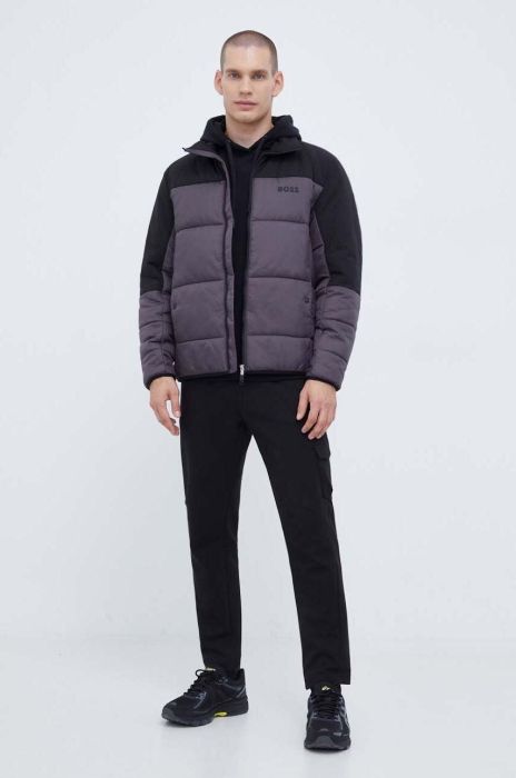 Куртка Boss Green BOSS GREEN чоловіча колір сірий зимова