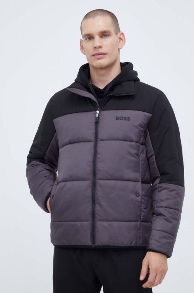 Куртка Boss Green BOSS GREEN чоловіча колір сірий зимова фото 3