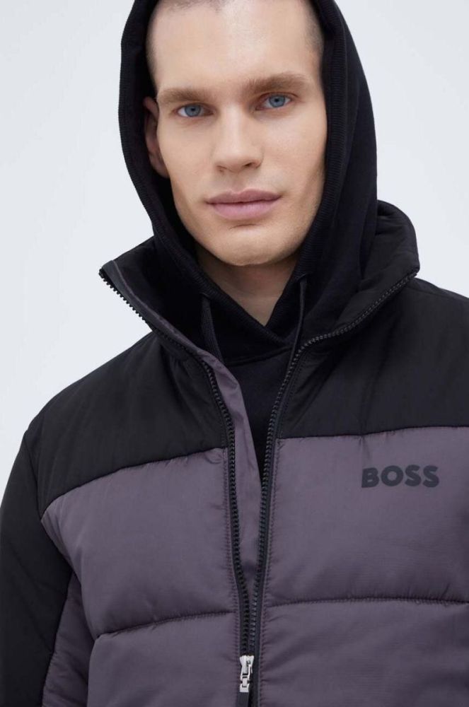 Куртка Boss Green BOSS GREEN чоловіча колір сірий зимова фото 5
