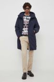 Куртка United Colors of Benetton чоловіча колір синій зимова (3629837)