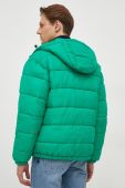 Куртка United Colors of Benetton чоловіча колір зелений зимова oversize