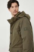 Пухова куртка Tommy Hilfiger чоловіча колір зелений зимова (3554299)