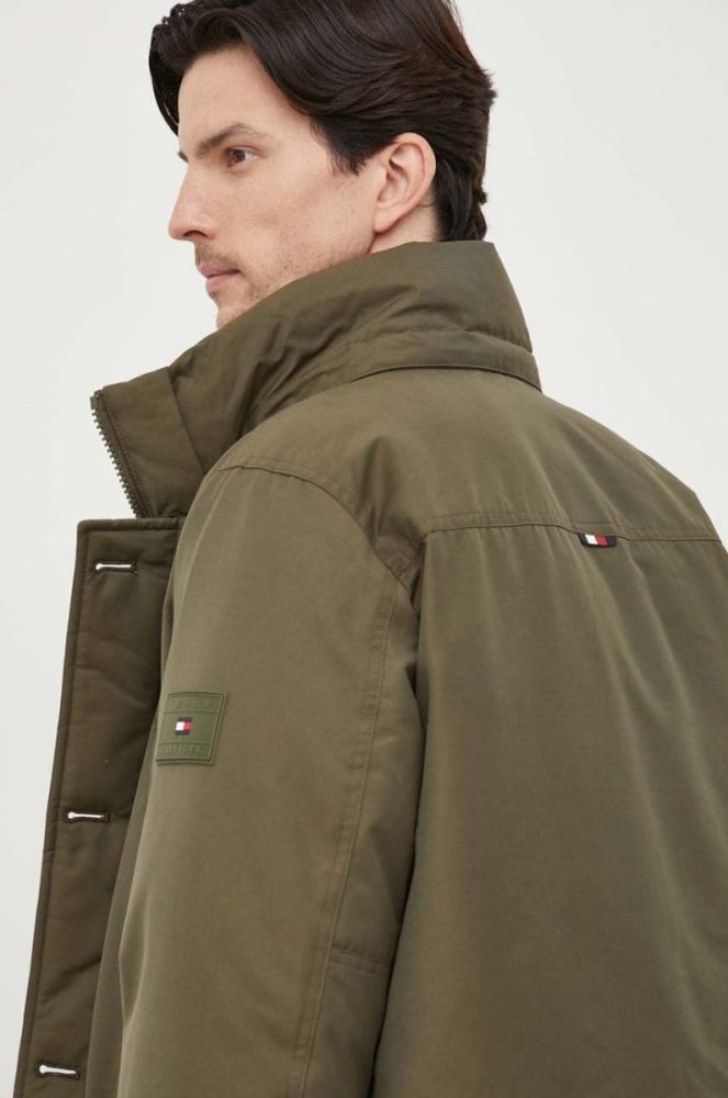 Пухова куртка Tommy Hilfiger чоловіча колір зелений зимова (3554299) фото 5