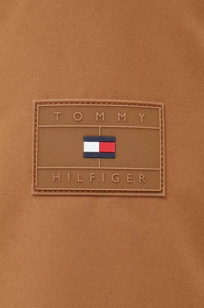 Пухова куртка Tommy Hilfiger чоловіча колір коричневий зимова (3554294) фото 6