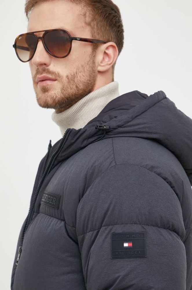 Пухова куртка Tommy Hilfiger чоловіча колір синій зимова (3558025) фото 4