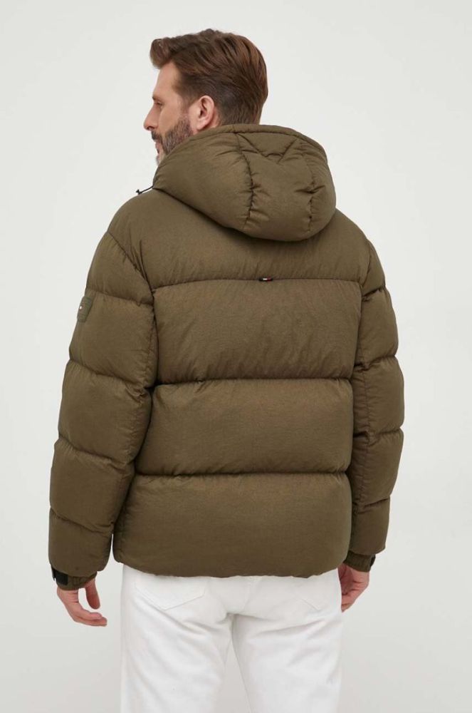Пухова куртка Tommy Hilfiger чоловіча колір зелений зимова (3558031) фото 3