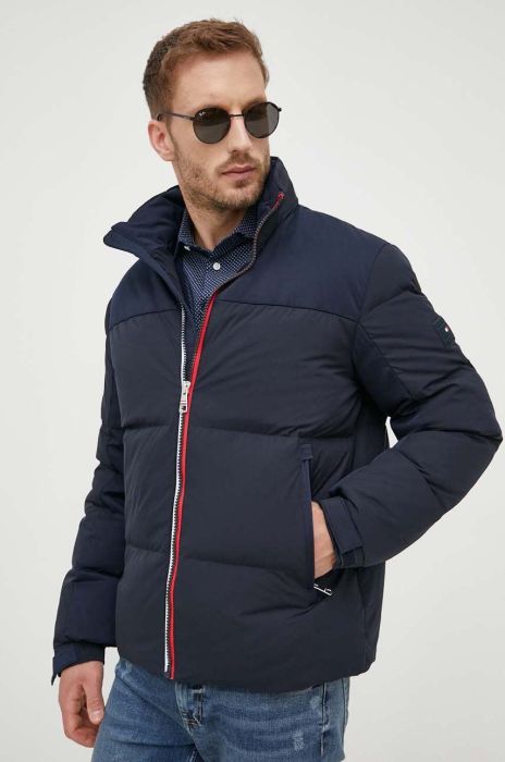 Пухова куртка Tommy Hilfiger чоловіча колір синій зимова (3558041)