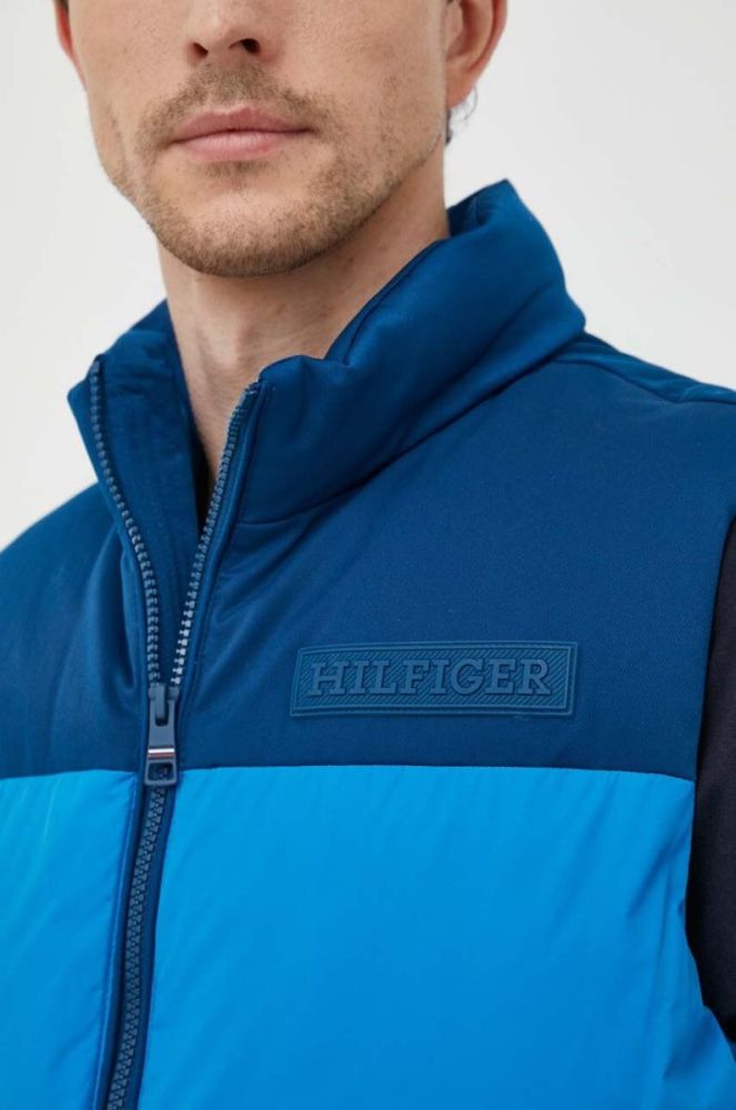 Безрукавка Tommy Hilfiger чоловічий зимовий колір блакитний фото 5