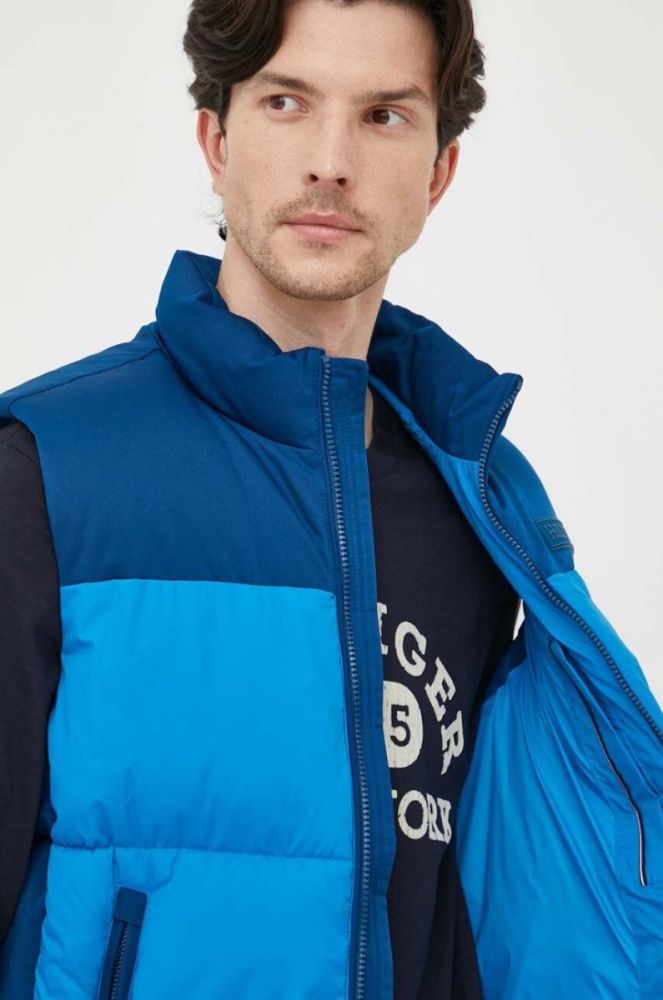 Безрукавка Tommy Hilfiger чоловічий зимовий колір блакитний фото 6