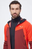 Куртка outdoor Salewa Sella Durastretch колір червоний