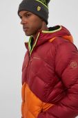 Спортивна пухова куртка LA Sportiva Pinnacle колір бордовий Спортивна пухова куртка LA Sportiva Pinnacle колір бордовий
