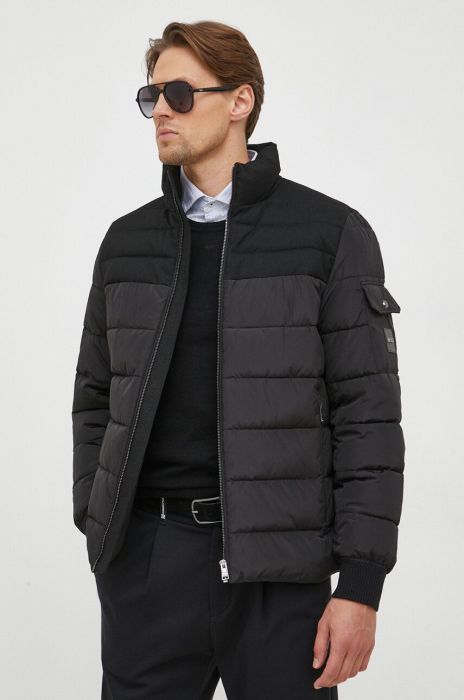 Куртка BOSS чоловіча колір чорний перехідна (3481747)