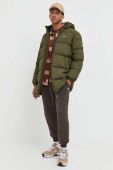 Пухова куртка Tommy Jeans чоловіча колір зелений зимова (3591351)