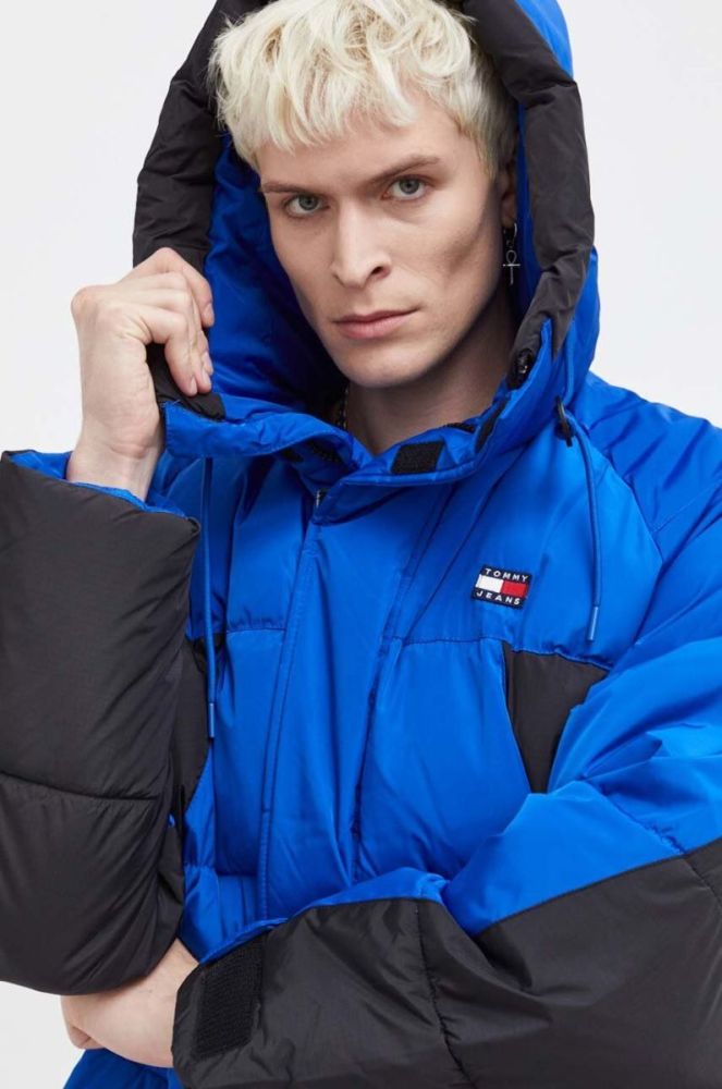 Куртка Tommy Jeans чоловіча зимова oversize колір блакитний фото 4