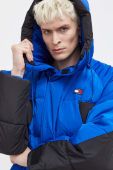 Куртка Tommy Jeans чоловіча зимова oversize колір блакитний Куртка Tommy Jeans чоловіча зимова oversize колір блакитний