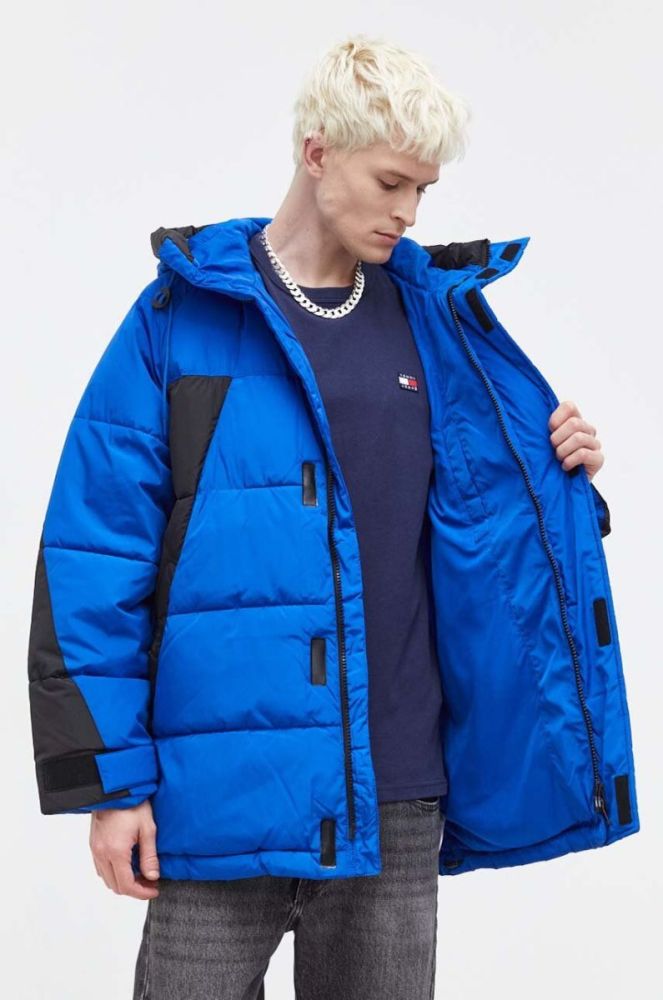 Куртка Tommy Jeans чоловіча зимова oversize колір блакитний фото 6