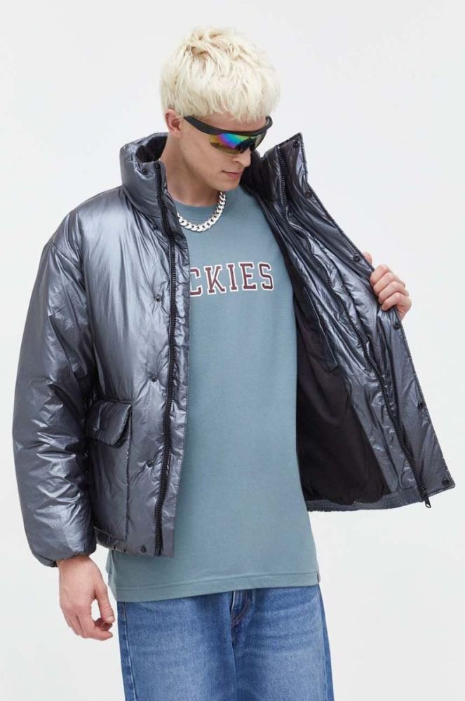 Куртка Tommy Jeans чоловіча колір сірий зимова oversize фото 6