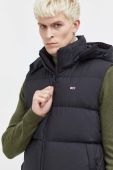 Пухова безрукавка Tommy Jeans чоловічий колір чорний зимовий (3575137)
