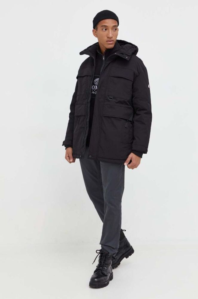 Куртка Tommy Jeans чоловіча колір чорний перехідна (3577948) фото 2