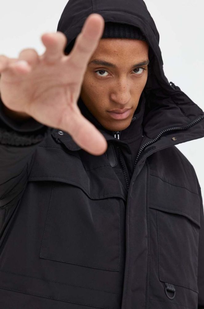 Куртка Tommy Jeans чоловіча колір чорний перехідна (3577948) фото 4