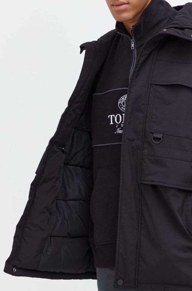 Куртка Tommy Jeans чоловіча колір чорний перехідна (3577948) фото 6
