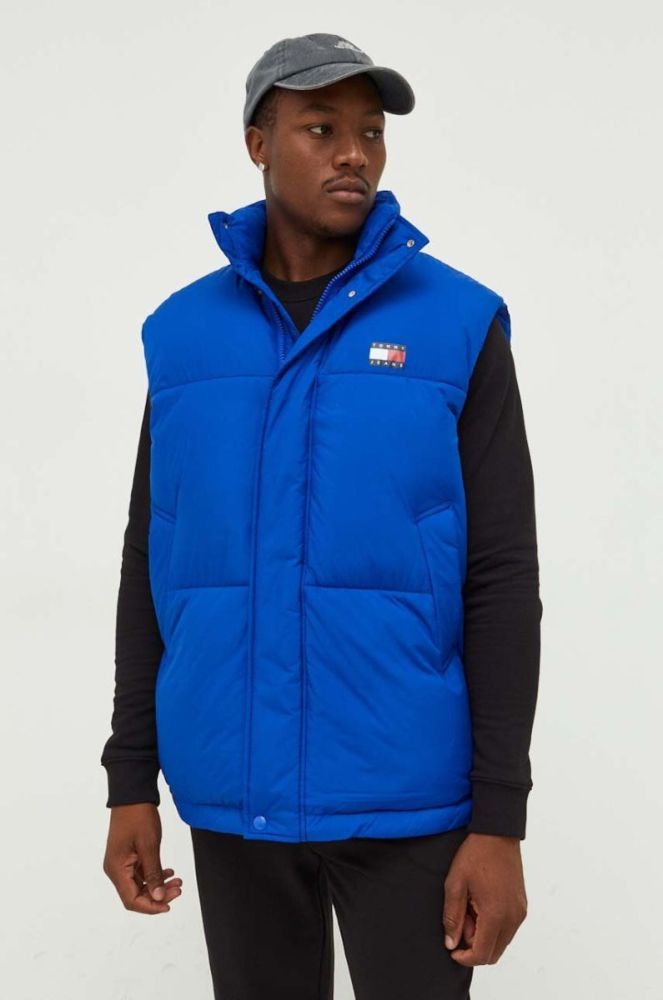 Безрукавка Tommy Jeans чоловічий зимовий колір блакитний (3420828) фото 2
