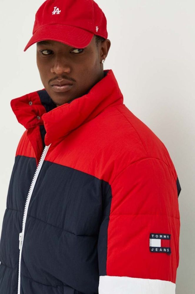 Куртка Tommy Jeans чоловіча колір синій зимова oversize фото 4
