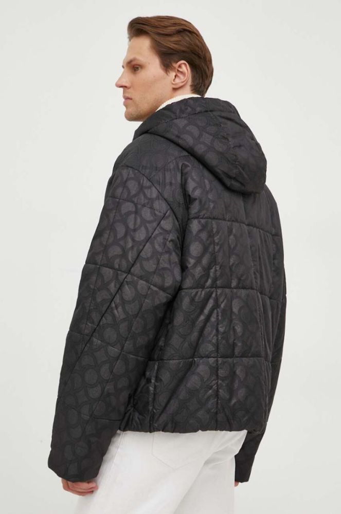 Куртка Trussardi чоловіча колір чорний зимова oversize (3676077) фото 3