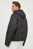 Куртка Trussardi чоловіча колір чорний зимова oversize (3676077)