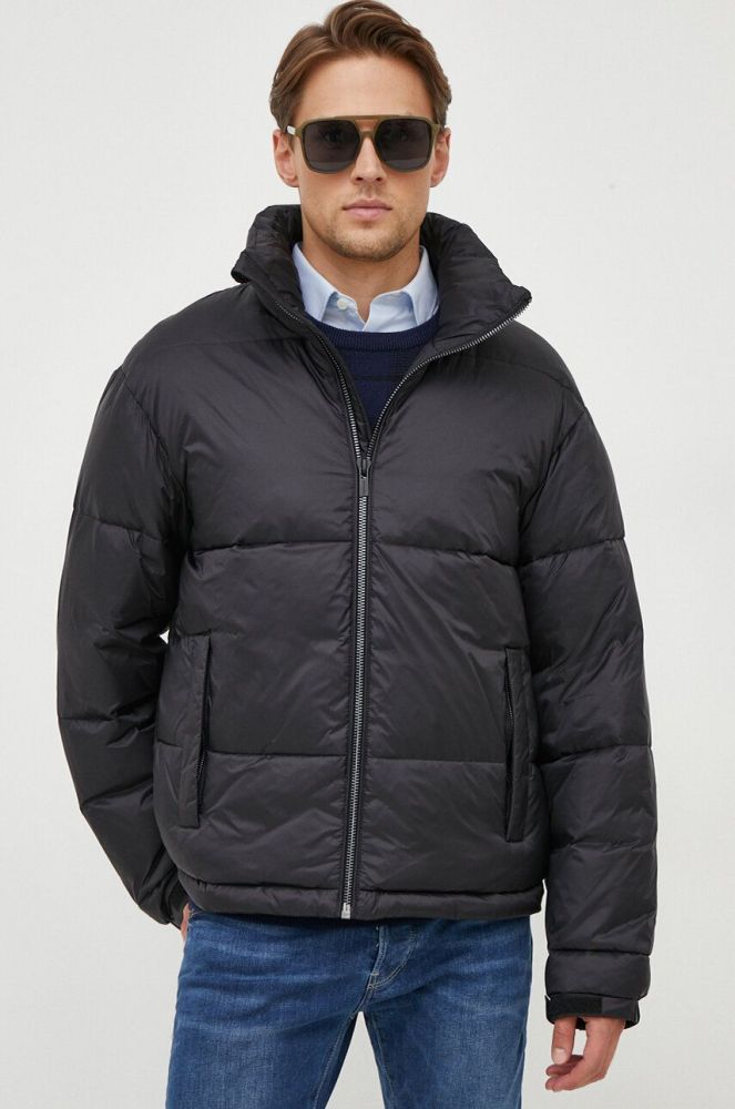 Куртка Trussardi чоловіча колір чорний зимова (3656999)