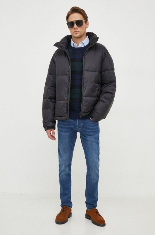 Куртка Trussardi чоловіча колір чорний зимова (3656999) фото 2