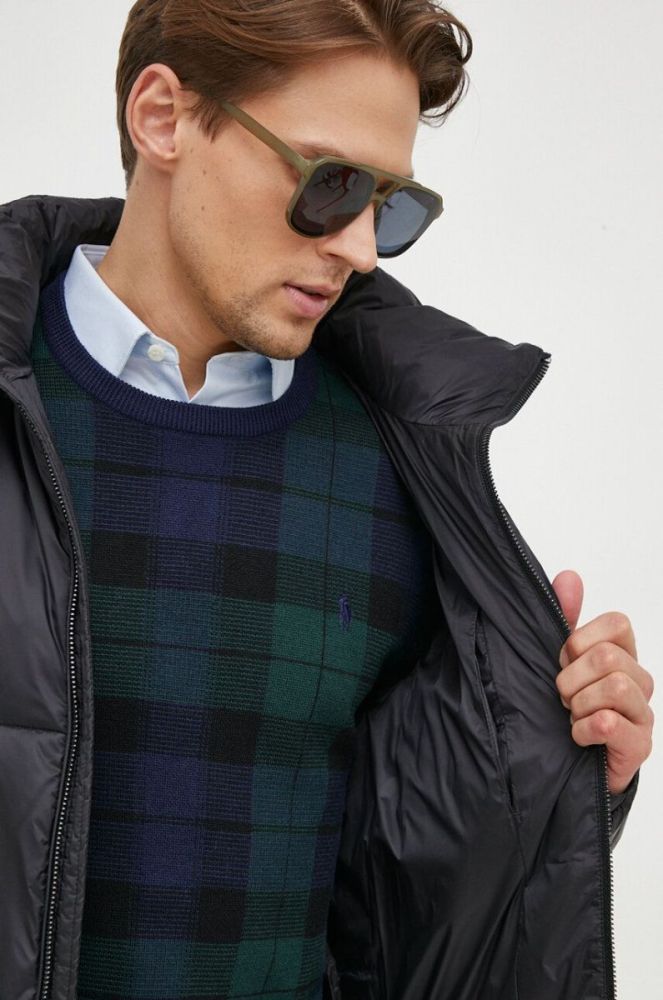 Куртка Trussardi чоловіча колір чорний зимова (3656999) фото 7