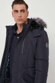 Пухова парка Guess чоловіча колір синій зимова