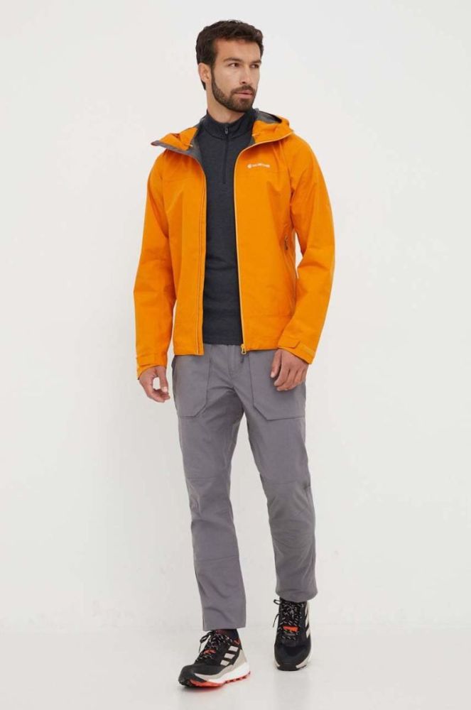 Дощовик Montane Spirit чоловіча колір помаранчевий gore-tex фото 2